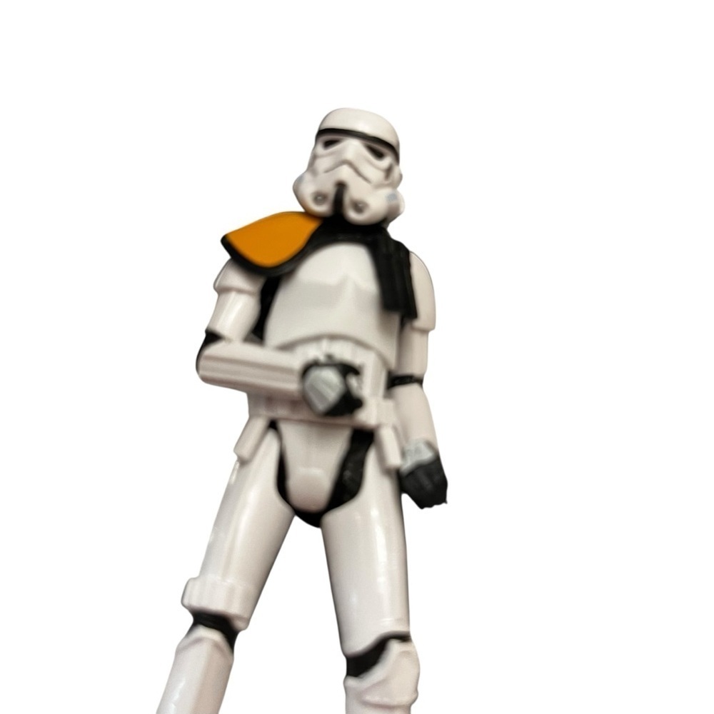 Star Wars Stormtrooper Action Figure - White and Black with Orange Accent 4” - Picture 3 of 3